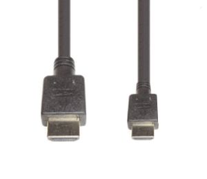 e+p HDMI 4 HDMI kabel 2 m HDMI Type A (Standaard) HDMI Type C (Mini) Zwart