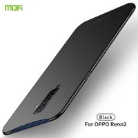 Voor OPPO Reno2 MOFI Frosted PC ultradunne hard case (zwart)