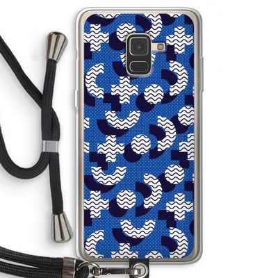 8-bit N°5: Samsung Galaxy A8 (2018) Transparant Hoesje met koord