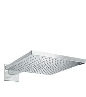 Hansgrohe Raindance E Square hoofddouche E300 1jet met douchearm 39cm 30x30cm chroom 26238000