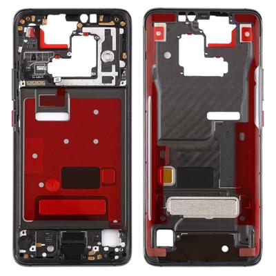 Originele Front behuizing LCD Frame Bezel plaat met kant toetsen voor Huawei Mate 20 Pro(Black)
