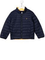 Ralph Lauren Kids veste bomber à logo Terra brodé - Bleu