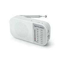 Radio Muse M-025 RW Wit (Wit) Geschenkbox (Geschenkbox)