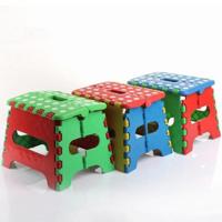 Draagbare dikke plastic kinderen vouwen kruk outdoor activiteit tool huis reizen noodzaak kleur willekeurige levering