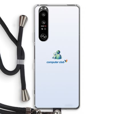 MSN: Sony Xperia 1 III Transparant Hoesje met koord