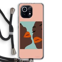 Orange lips: Xiaomi Mi 11 Transparant Hoesje met koord