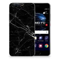 Huawei P10 | TPU | Siliconen hoesje | Marmer Zwart - Origineel Cadeau Vader