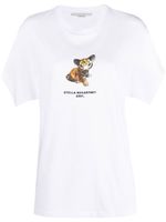 Stella McCartney t-shirt en coton à imprimé graphique - Blanc - thumbnail