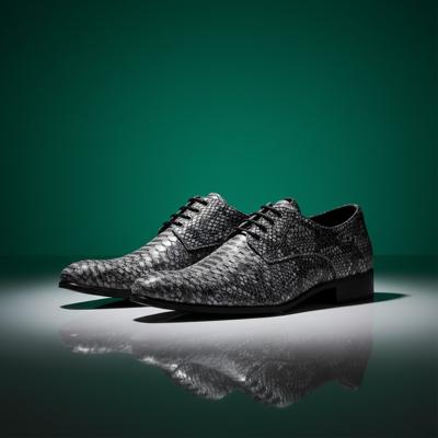 Granite Python Lureaux - Handgemaakte Nette Schoenen Voor Heren
