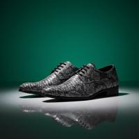 Granite Python Lureaux - Handgemaakte Nette Schoenen Voor Heren