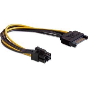 DeLOCK 15-Pin-SATA > 6-Pin PCIe adapter