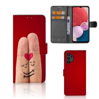 Samsung Galaxy A13 (4G) | Wallet Case | met Pasjes | Liefde - Origineel Romantisch Cadeau