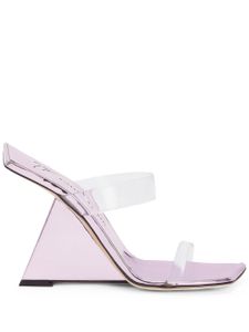 Giuseppe Zanotti sandales Florance Plexi 105 mm - Rose