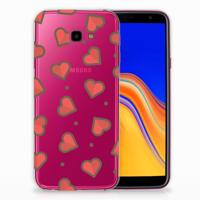 Samsung Galaxy J4 Plus (2018) | TPU bumper | Hearts