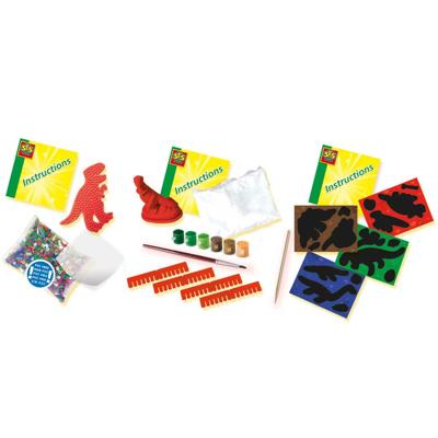 SES knutselset dino&apos;s, 3in1