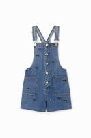 Korte denim tuinbroek van Mickey Mouse - BLUE - 11/12