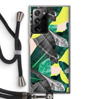 Fantasie jungle: Samsung Galaxy Note 20 Ultra / Note 20 Ultra 5G Transparant Hoesje met koord