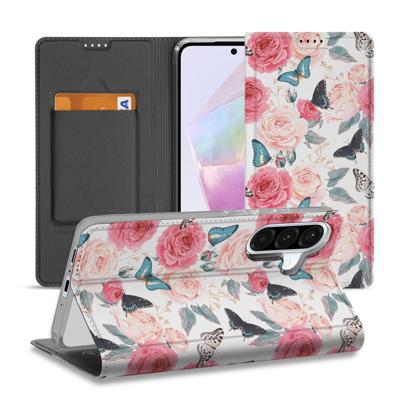 Samsung Galaxy A56 | A36 Smart Cover Butterfly Roses
