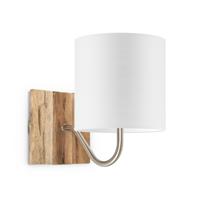 wandlamp drift bling Ø 16 cm - wit