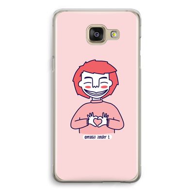 Hartje: Samsung Galaxy A5 (2016) Transparant Hoesje