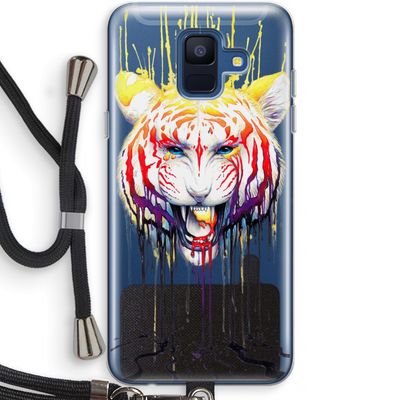 Fading: Samsung Galaxy A6 (2018) Transparant Hoesje met koord