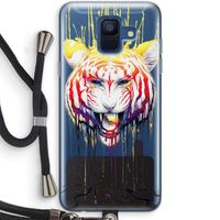 Fading: Samsung Galaxy A6 (2018) Transparant Hoesje met koord