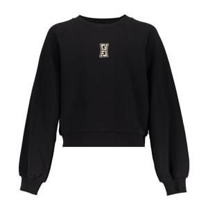 Frankie & Liberty Meisjes sweat shirt - Patricia - 03.3 Off Black