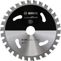 Bosch Accessoires Cirkelzaagblad | Standard for Steel | 136 mm | Asgat 20 mm | T30 2608837746