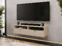 Tv-meubel KIRITSAS 2 deuren 140 cm kasjmier