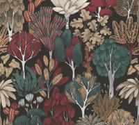Architects Paper Floral Impression - Zwart - Grafisch - 377576