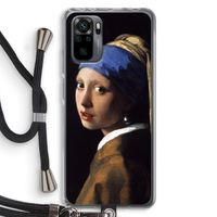 The Pearl Earring: Xiaomi Redmi Note 10 Pro Transparant Hoesje met koord