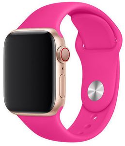 Apple Watch Sport Bandje - Felroze - Geschikt voor 38mm/40mm/41mm - ML