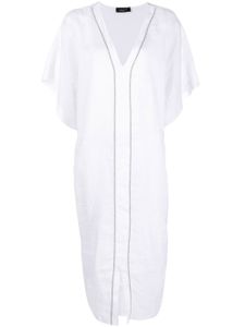 Fabiana Filippi robe-tunique en lin - Blanc