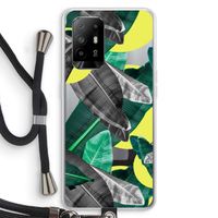 Fantasie jungle: Oppo A94 5G Transparant Hoesje met koord Fantasie jungle: Oppo A94 5G Transparant Hoesje met koord