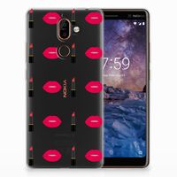 Nokia 7 Plus TPU bumper Lipstick Kiss - thumbnail