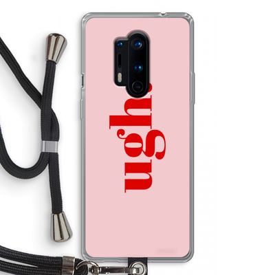 Ugh: OnePlus 8 Pro Transparant Hoesje met koord