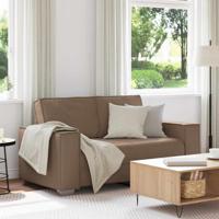 Loveseat 120 cm kunstleer cappuccinokleurig