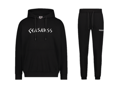 Ceasarss Oversized Hooded Trainingspak Black PRE-ORDER BEGIN FEBRUARI - Maat XL - Kleur: Zwart | Soccerfanshop