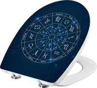 Cornat wc-bril thermoplast astro sc decor - ksdsc108