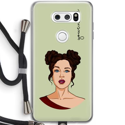 Pop-Art Creator: LG V30 Transparant Hoesje met koord