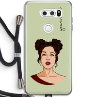 Pop-Art Creator: LG V30 Transparant Hoesje met koord