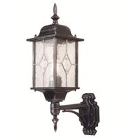 Franssen Klassieke buitenlamp Wexford Up zwart zilver 2080 - thumbnail