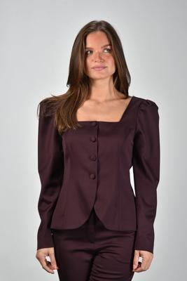 Sage & Ivy top Rita burgundy