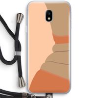 Bikini: Samsung Galaxy J3 (2017) Transparant Hoesje met koord