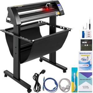 VEVOR Snijplotter Vinylsnijder Vinyl Cutter 720mm Vinyl Plotter Led Gids Licht SignCut Label Maker