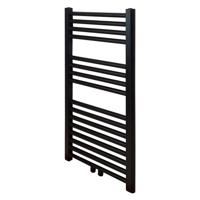 Viidako - Mikii Handdoekradiator - Mat Zwart - Rond - 800x450 - Design - Kwaliteit