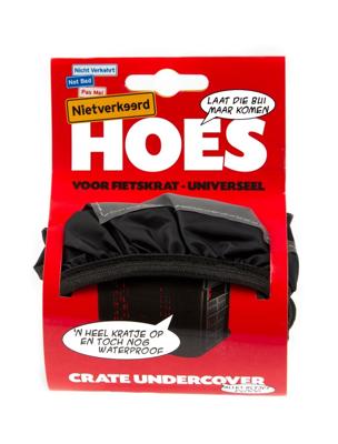 NietVerkeerd Krathoes undercover 40 x 30 cm polyester matzwart