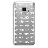 Eye pattern #3: Samsung Galaxy S9 Transparant Hoesje - thumbnail