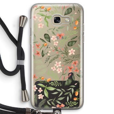 Sweet little flowers: Samsung Galaxy A5 (2017) Transparant Hoesje met koord