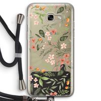 Sweet little flowers: Samsung Galaxy A5 (2017) Transparant Hoesje met koord